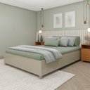 Ver imagem 2 de Cama Casal em MDP 193cm x 144cm Grecia Yescasa
