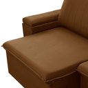 Ver imagem 6 de Sofá 3 Lugares Retrátil Reclinável para Sala 245cm Malfati F04 Veludo Terracota - Lyam Decor