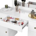 Ver imagem 6 de Penteadeira Camarim Sonhos C/ Espelho e Led - 5 Gavetas - Moval