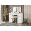 Ver imagem 1 de Penteadeira Camarim Sonhos C/ Espelho e Led - 5 Gavetas - Moval