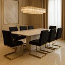 Ver imagem 5 de Kit 8 Cadeira Liv Zahav Sala Quarto Clínica Consultório:preto