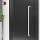 Ver imagem 3 de Puxador para Portas Alto Brilho em Aço Inox Apolo Grego Metal 40cm