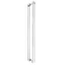 Ver imagem 1 de Puxador para Portas Alto Brilho em Aço Inox Apolo Grego Metal 40cm
