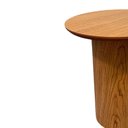 Ver imagem 2 de Mesa Lateral Cilíndrica 31cm Freijó