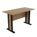 Ver imagem 2 de Mesa de Escritório Office 117x75,4cm Amêndoa/preto Me4194