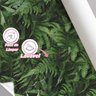 Papel de Parede 3M Planta 3D Adesiva Jadim Samambaia Vertical Verde Paisagem Auto Colante - 3