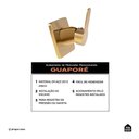 Ver imagem 2 de Acabamento de Misturador Redondo Guaporé- Pingoo.casa - Dourado