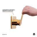 Ver imagem 4 de Acabamento de Misturador Redondo Guaporé- Pingoo.casa - Dourado