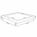 Ver imagem 4 de Cama Casal Queen Base Box Pés Industrial 165cm Ágape S04 Couríssimo Caramelo - Lyam Decor
