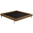 Ver imagem 1 de Cama Casal Queen Base Box Pés Industrial 165cm Ágape S04 Couríssimo Caramelo - Lyam Decor
