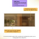 Ver imagem 2 de Armário de Cozinha Aéreo 105cm 2 Portas de Correr em Vidro Xangai Multimóveis Mp2247 Branco