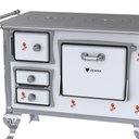 Ver imagem 4 de Fogao a Lenha Gii N 1 Branco Flor sem Tampa Sd