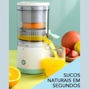 Ver imagem 4 de Espremedor Laranja Frutas Citricas Portátil Recarregável