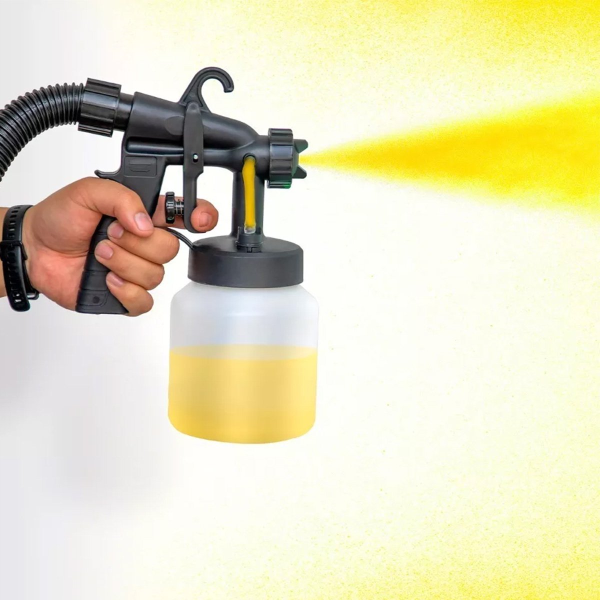 Pulverizador Jato Tinta Pintura 650w Maquina de Pintar Parede Moveis ...