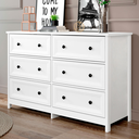 Ver imagem 2 de Comoda para Quarto 6 Gavetas 120 Cm Dm217 Branco Dtall
