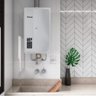 Aquecedor De Água a Gás Rinnai REU E27 FEH 27 Litros PRATA KIT COMPLETO:GN - 7