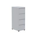 Ver imagem 1 de ARQUIVO DE AÇO 4 GAVETAS PANDIN SLM - CINZA AP OF 4SLM