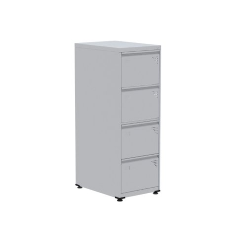 ARQUIVO DE AÇO 4 GAVETAS PANDIN SLM - CINZA AP OF 4SLM