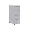 ARQUIVO DE AÇO 4 GAVETAS PANDIN SLM - CINZA AP OF 4SLM - 1
