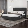 Cama Flutuante Star King em Linho Sky Box Preto - 1