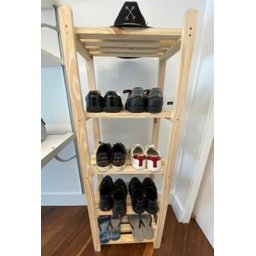 Apoio Para Vaso Floreira 5 Adraes De Madeira Forte Linda AJL STORE APARADOR-PINUS - 2