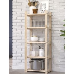 Apoio Para Vaso Floreira 5 Adraes De Madeira Forte Linda AJL STORE APARADOR-PINUS - 5