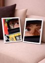 Ver imagem 2 de 2 Quadros Ayrton Senna Ícone c/ Moldura Branca e Vidro