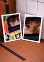 Ver imagem 5 de 2 Quadros Ayrton Senna Ícone c/ Moldura Branca e Vidro