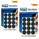 Ver imagem 3 de Kit 72 Feltro Protetor Adesivo Pé Sofá Cadeira Mesa Tekbond