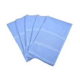 Kit 24 Toalha Lavabo Rekint Perfeito Estilo Azul Claro - 1