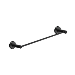 Toalheiro para Banheiro Preto Fosco Atenas Grego Metal 45cm - 1