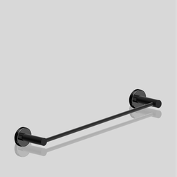 Toalheiro para Banheiro Preto Fosco Atenas Grego Metal 45cm - 4