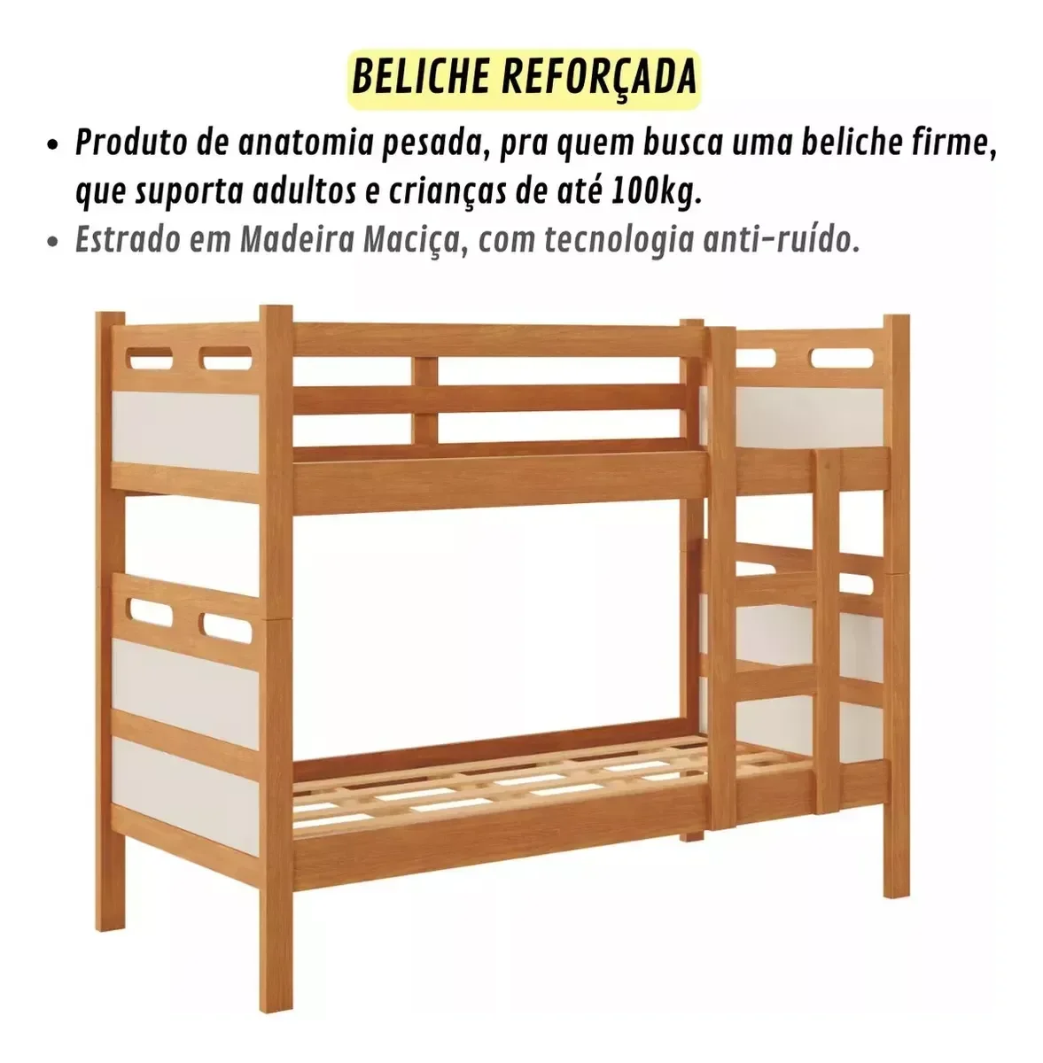 Beliche Jaspe com 2 Colchões D28 Sensor D28 Cor:nature/off - 3