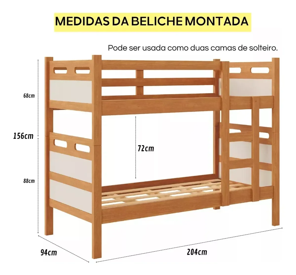 Beliche Jaspe com 2 Colchões D28 Sensor D28 Cor:nature/off - 5