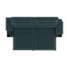Sofá Stylus 2,10m Retrátil/reclinável com Porta Copos e Cooler Suede Petróleo - Xflex Sofás - 7