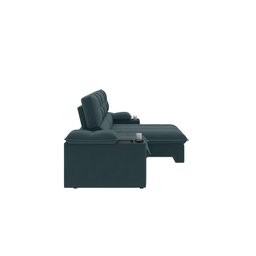 Sofá Stylus 2,10m Retrátil/reclinável com Porta Copos e Cooler Suede Petróleo - Xflex Sofás - 6