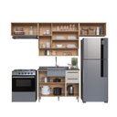 Ver imagem 4 de Conjunto de Cozinha Modulada 5 Peças 8 Portas 280cm Isabelle Delmarco