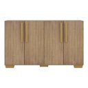 Ver imagem 1 de Aparador Buffet 4 Portas com Pés Quadrados Viena Multimóveis V3607 Rustic/Natural