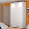 Guarda-roupa Closet 147cm 2 Portas 100% Mdf Branco - 1