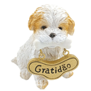 Ver imagem 3 de Cachorro Gratidao 8,5x7,5cm Resina:modelo 4