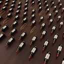 Ver imagem 5 de Suporte para Garrafa de Vinho e Adega Vertical de Parede para Decoração Dourado