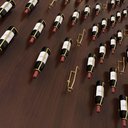 Ver imagem 3 de Suporte para Garrafa de Vinho e Adega Vertical de Parede para Decoração Dourado