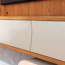 Ver mais imagens de Painel para TV 65 pol Bancada Suspensa LED Patmos C04 Freijó Off White Matte - Lyam Decor