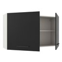 Ver imagem 5 de Armário de Cozinha Aéreo 120 cm 2 Portas Branco/Preto Agata Madesa