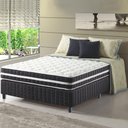 Ver imagem 6 de Kit 6 Pés para Cama Box Solteiro 6cm Box Baú Preto Madeira