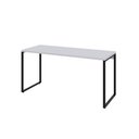 Ver imagem 2 de Mesa Kuadra Office 150x60x75cm Branco Chess / Est.Preta