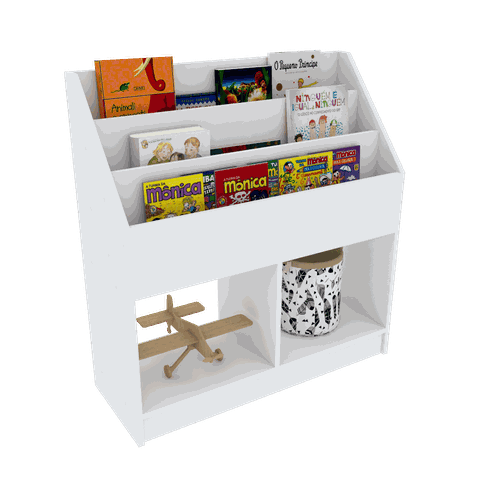 PORTA LIVRO E BRINQUEDOS M159.2021.B (QUARTO CRIANÇA) MUNDI MOVEIS
