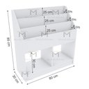Ver imagem 5 de PORTA LIVRO E BRINQUEDOS M159.2021.B (QUARTO CRIANÇA) MUNDI MOVEIS