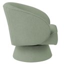 Ver imagem 4 de Poltrona Decorativa Agnes Base Fixa Bouclé Verde Claro - Nexta Casa
