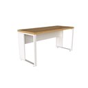 Ver imagem 2 de Escrivaninha com Gaveteiro F5 Office g Industrial 3 Gavetas 150cm Macadâmia com Branco